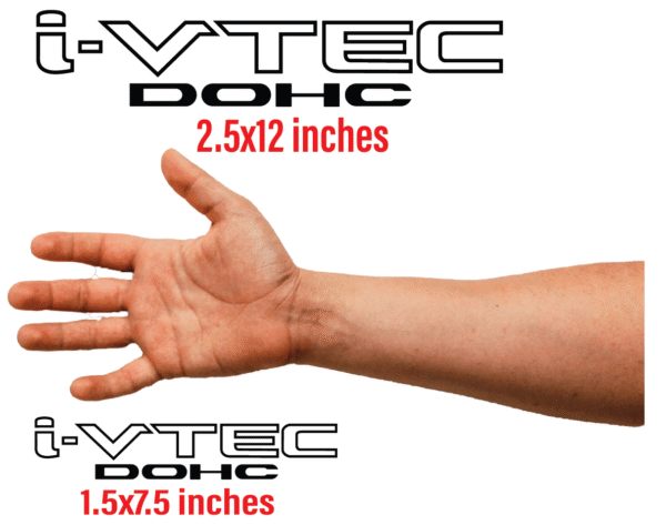 I-vtec DOHC Sticker - Image 3