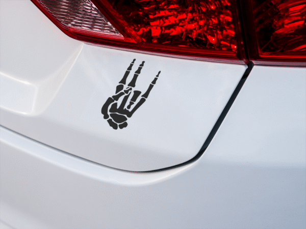 Skeleton Hand Sticker - Image 2