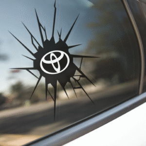 Toyota Crack Sticker