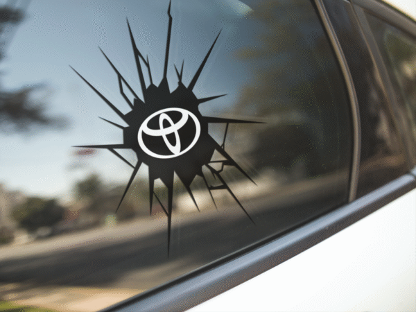Toyota Crack Sticker
