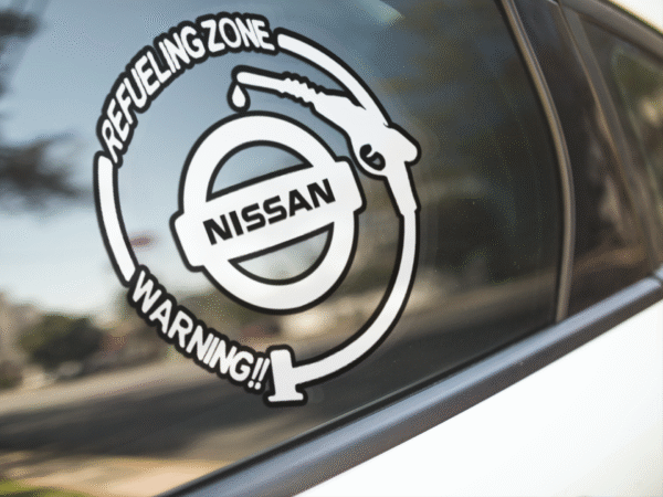 Gas Sticker Nissan