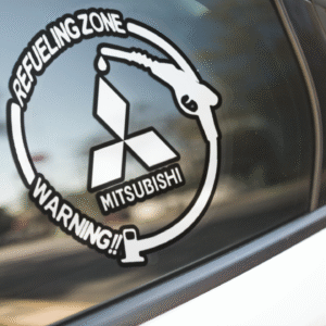 Gas Sticker Mitsubishi