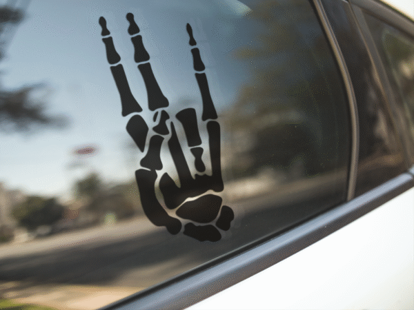 Skeleton Hand Sticker
