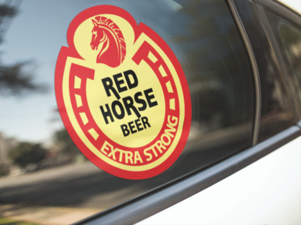 Red Horse Sticker
