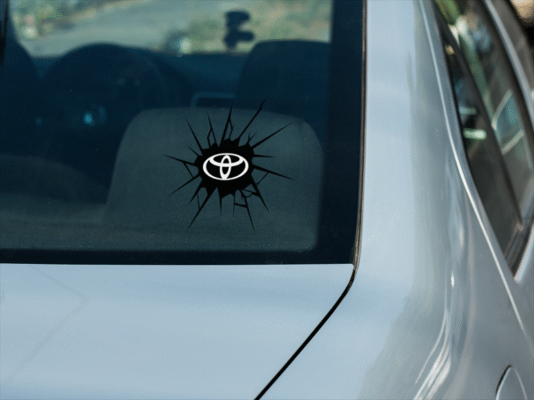 Toyota Crack Sticker - Image 2