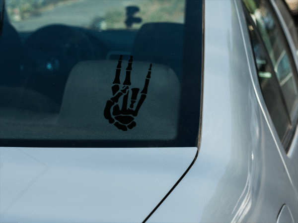 Skeleton Hand Sticker - Image 3