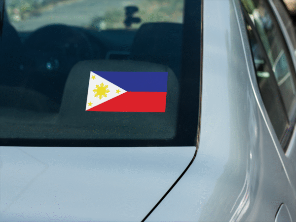 Philippine Flag Sticker - Image 3